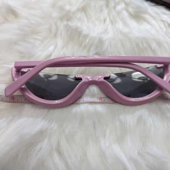 Lilac Half Frame Trendy Sunnies - Picture 5 of 5